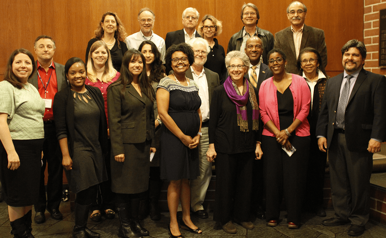 The photo shows a group of California Alliance Conference 2016 featuring administrators and organizers.